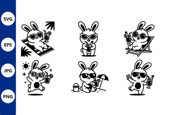 Download Bunny Vacation SVG Set - Vacation Collection