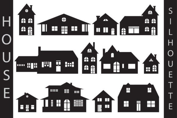 Download House Silhouette Collection - Silhouette collection Collection