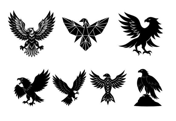 Download Eagle Cut Files Silhouette Collection - Silhouette collection Collection