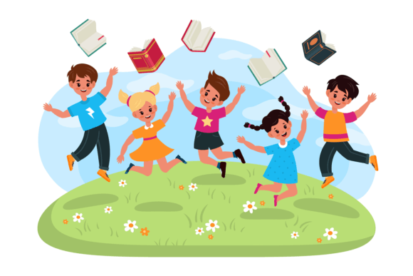 Download Vacation. End of Study. Jumping Children - Vacation Collection